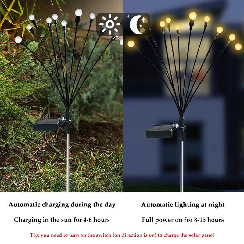 Dropshipping Solar Firefly Light Outdoor Solar Lighting LED Waterproof Garden Decoration Landscape Light for Outdoor Gardening - Yiepp Store