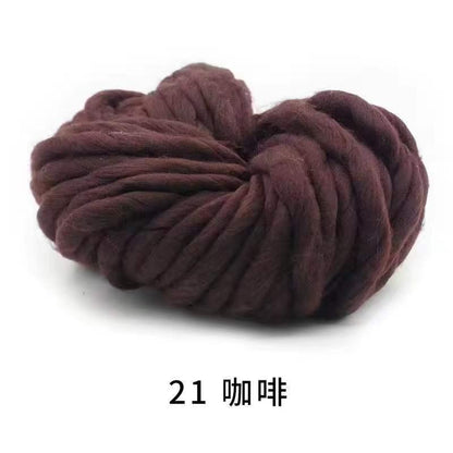 RTJ Super Bulky Arm Knitting Wool Roving Knitted Blanket Chunky Wool Yarn Super Thick Yarn For Knitting/Crochet/Carpet/Hats - Yiepp Store