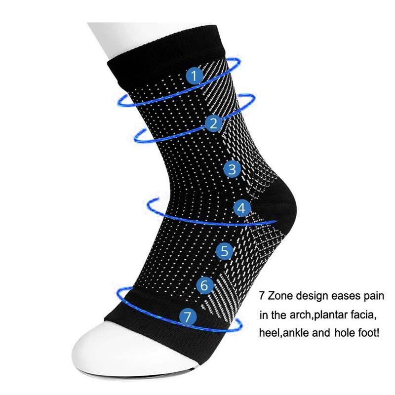 Plantar Fasciitis Compression Socks for Women Men Heel Ankle Pain Relief Care Protectors Shoes Insert Sport Foot Soft Pad Sleeve - Yiepp Store