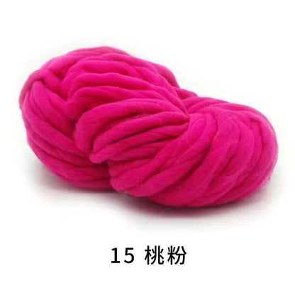 RTJ Super Bulky Arm Knitting Wool Roving Knitted Blanket Chunky Wool Yarn Super Thick Yarn For Knitting/Crochet/Carpet/Hats - Yiepp Store