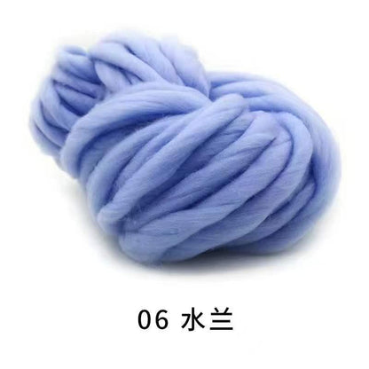 RTJ Super Bulky Arm Knitting Wool Roving Knitted Blanket Chunky Wool Yarn Super Thick Yarn For Knitting/Crochet/Carpet/Hats - Yiepp Store