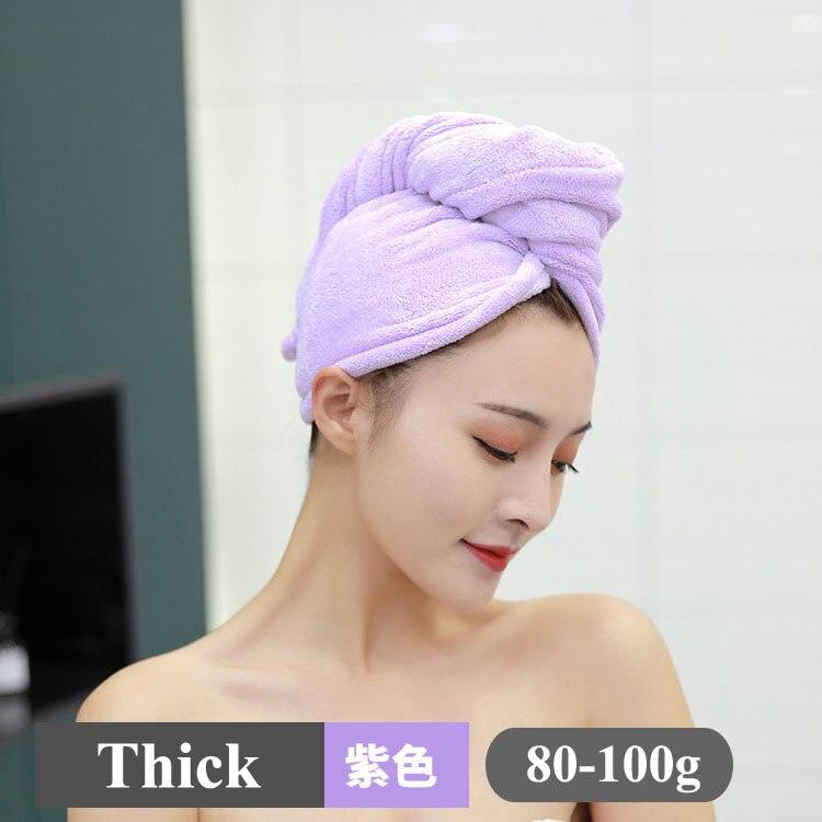 Women Girl's Magic Microfiber Shower Cap Towel Bath Hats for Women Dry Hair Cap Quick Drying Soft for Lady Turban Head - Yiepp Store