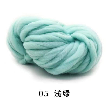 RTJ Super Bulky Arm Knitting Wool Roving Knitted Blanket Chunky Wool Yarn Super Thick Yarn For Knitting/Crochet/Carpet/Hats - Yiepp Store