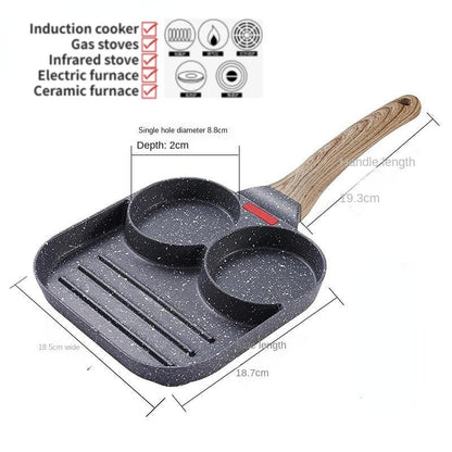 4-hole Omelet Pan VIP - Yiepp Store