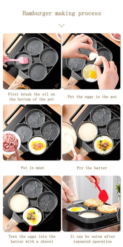 4-hole Omelet Pan VIP - Yiepp Store