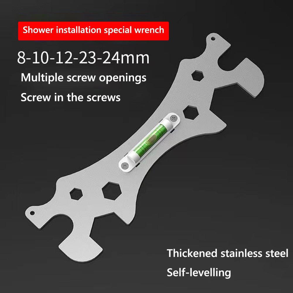 Bath Tap Special Wrench Tools with Level Shower Dual Headed Wrench Manual Tool Plumbing Tools Tap Spanner Repa - Yiepp Store