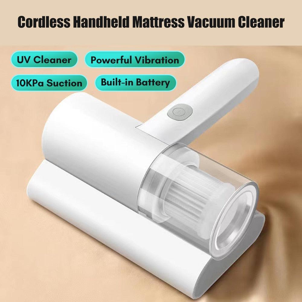 Bed Vacuums Cordless Vacuums UV Mattress Vacuums for Pillows, Sheets, Mattresses, Sofas, Plush Toys and Other Fabric Surfaces - Yiepp Store