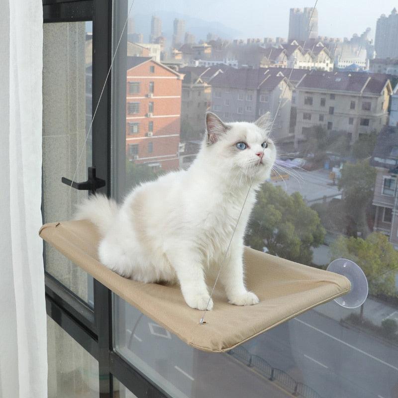 Cat Hanging Hammock Cat Bed Swing Suction Cup Cat Supplies All Seasons Window View Durable Support Comfortable Litter Strong - Yiepp Store