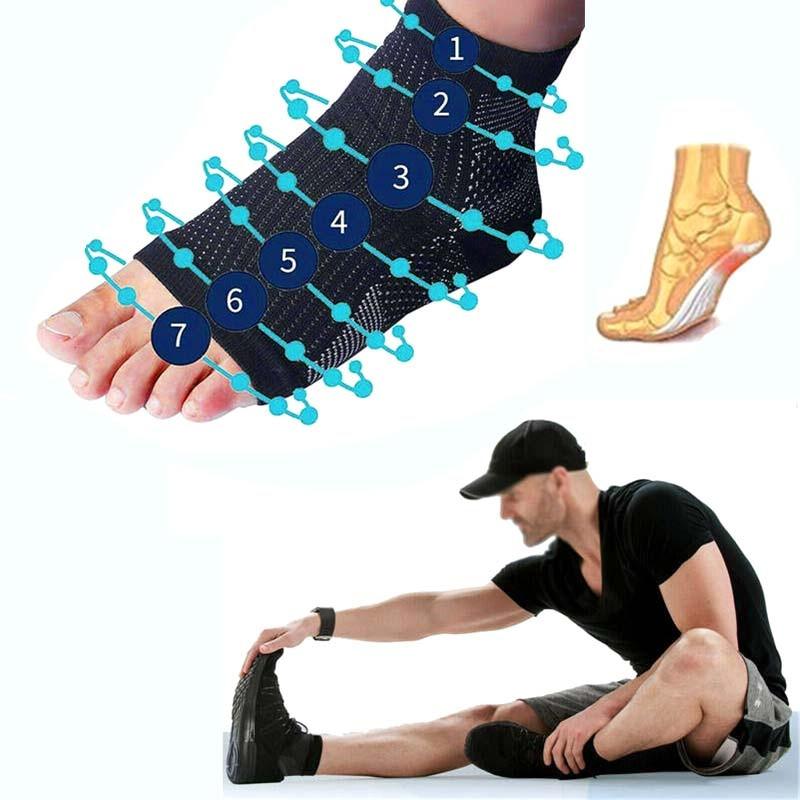 Plantar Fasciitis Compression Socks for Women Men Heel Ankle Pain Relief Care Protectors Shoes Insert Sport Foot Soft Pad Sleeve - Yiepp Store